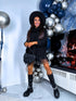 ELYNDI extended wool sweater - BLACK PRE-ORDER